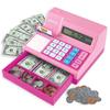 Learning Resources Toy Cash Register, Pink, with US Dollars, LER2629P, Authentic
