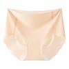 Women's Summer Ultra Thin Air Hole Ice Silk Non Trace Quick Drying Briefs