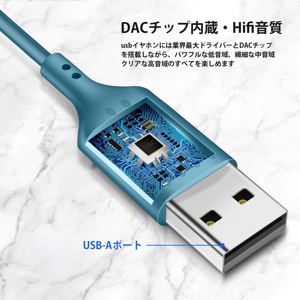 Wired USB Earphones for with Adjustable for Web Working from and Compatible with and Includes Storage Blue PC/Computer, Microphone, Calling, Volume,