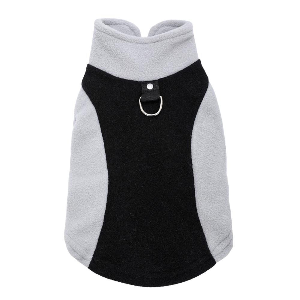 Dog Clothes Autumn Winter Warm Pet Jacket For Small Medium Dogs Cats With D-ring Puppy Fleece Sweatshirts Yorkshire Schnauzer Soft Coat