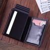 Men's RFID Aluminum Pop-Up Card Holder Wallet with Multi-Card Slots