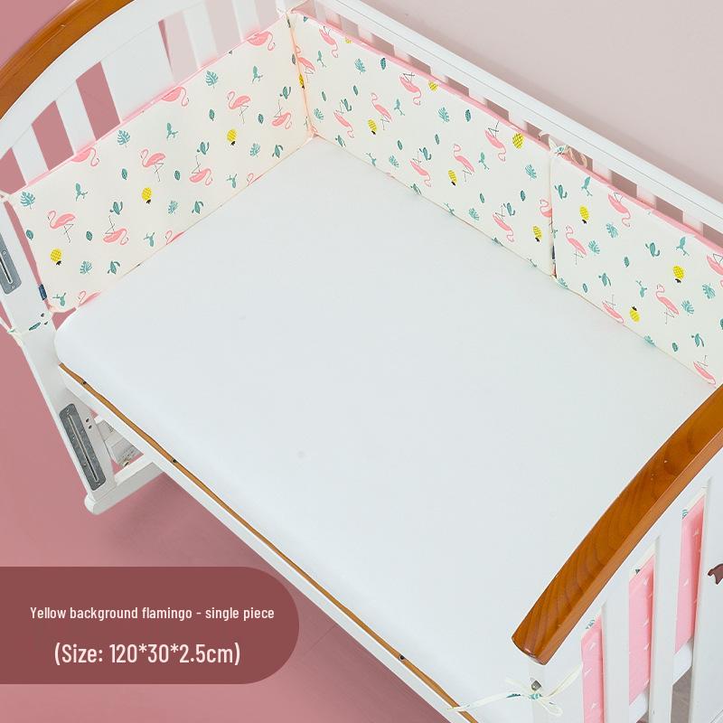 2024 Cotton Baby Bedding Set - Anti-Collision & Anti-Fall Bed Bumper for All Seasons