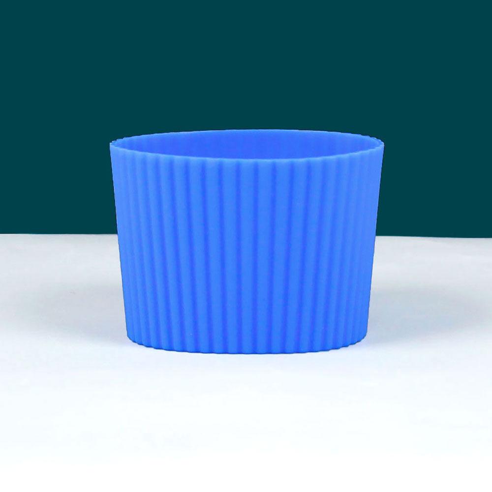 Silicone World Silicone Anti scalding Anti Slip Coffee Cup Cover Universal Tapered Thread Cup Sleeve Mug Ceramic Glass Cup Cover