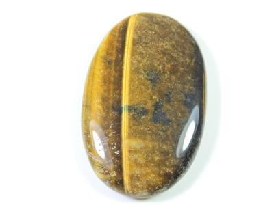 Yellow Tiger Eye Oval Shape Metaphysical Crystal Loose 2Pcs Gemstone 35X55MM SK-1573