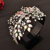 Rhinestone Wedding Hair Accessories Leaf Design Bridal Headband Bridal Headpiece  For Women