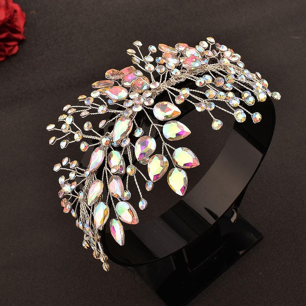 Leaf Design Bridal Headpiece Handmade Bridal Headband Wedding Hair Accessories Wedding Day Style-1