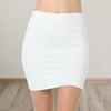 Sexy Frauen Hohe Taille Bleistift Mini Rock Büro Dame Hüfte Gewickelt Einfarbig Elastische Bodycon Kurzen Rock Weibliche Kleidung