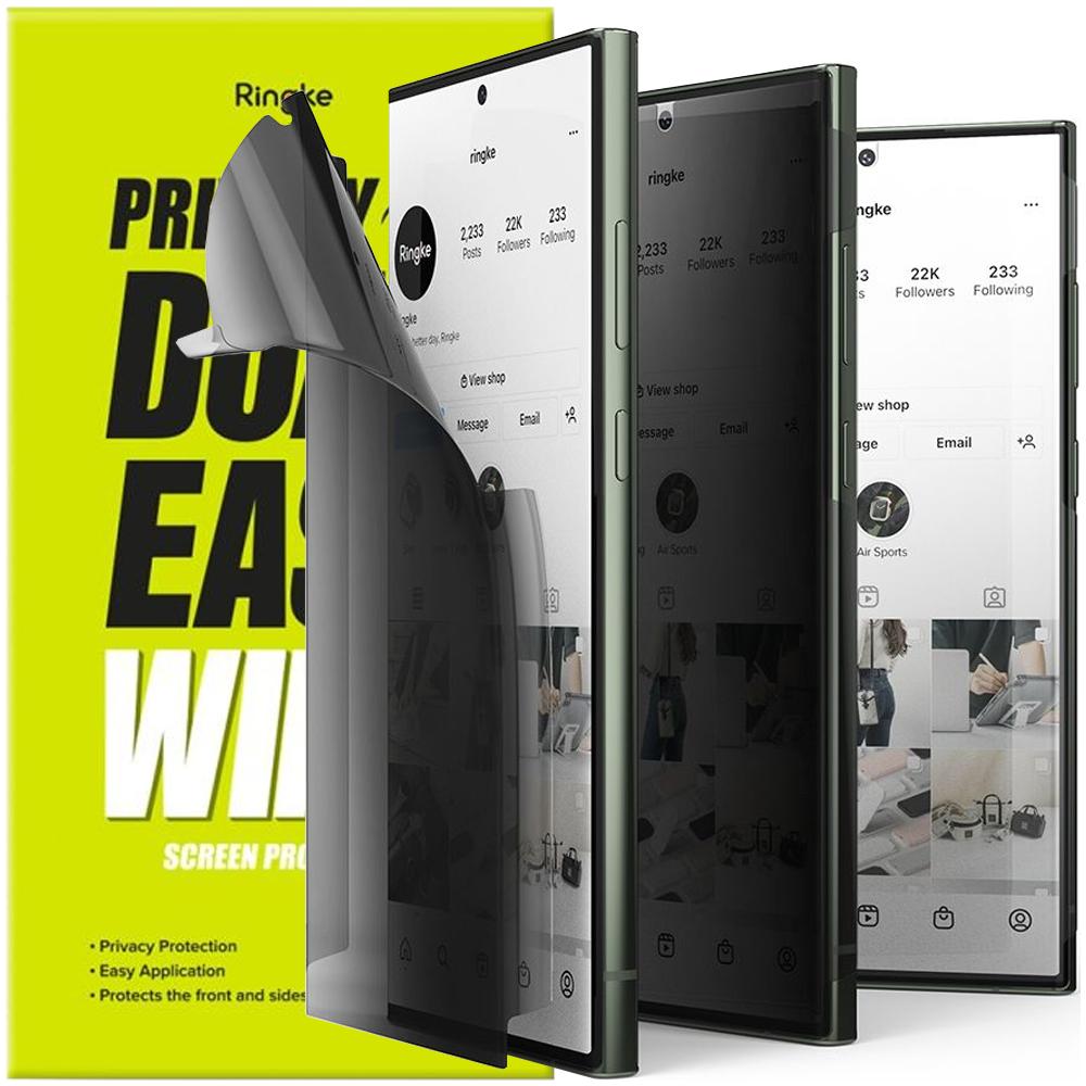 Protetor de tela de privacidade Ringke Dual Easy Galaxy S23 Ultra