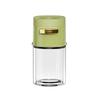 1pcs Glass Quantitative Seasoning Jar, Press-Type Salt Control Bottle, Kitchen Household Seasoning Can, Sealed Salt Jar