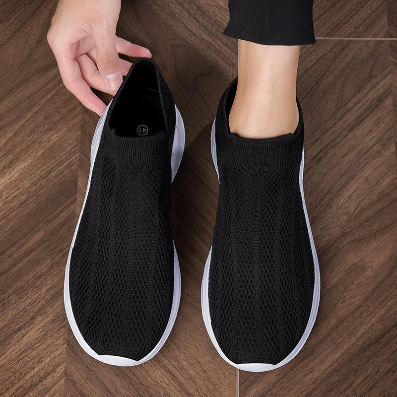 Fashion Men's Casual Sneakers Comfortable Socks Walking Shoes 2025 Spring New Comfortable Men's Casual Shoes Light Sneakers Men Shoes