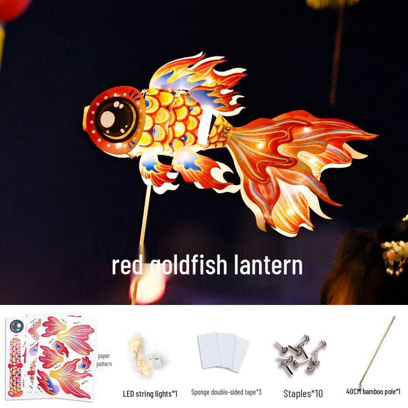 2024 Dragon Year Handmade Lantern DIY Kit for Kids - Duanwu & New Year Decorations