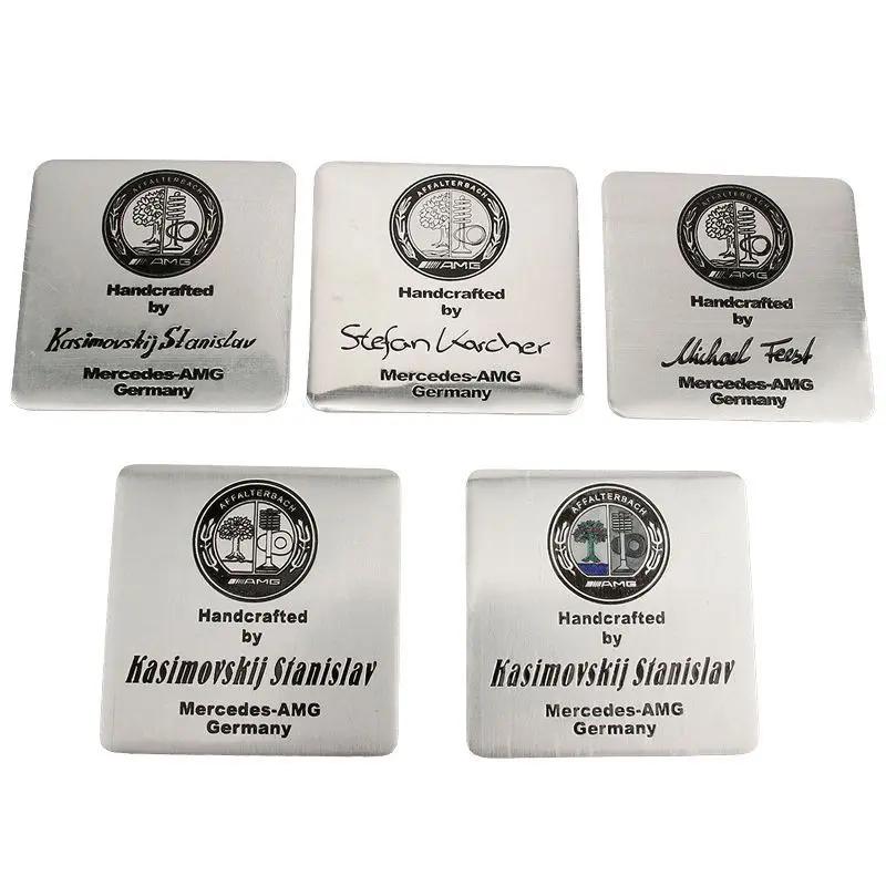 Engine Nameplate Sticker 65mm AFFALTERBACH AMG Engine Sticker Interior Badge Sticker For AMG Mercedes-benz Maybach Car Styling bup2
