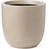 CAPI EUROPE Flower Pot WASTE SMOOTH NL - 35x34 Cm - Beige Terrazzo - Ecological