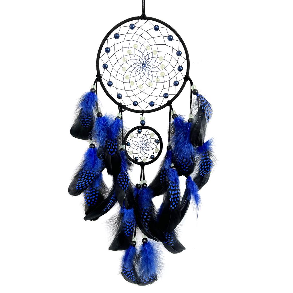 Home Decoration Room Decor Glow-in-the-dark Dreamcatcher Feather Wind Chimes Premium Feel Wall Hanging Decor Creative Gift