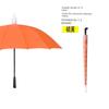 Waterproof Umbrella for Men and Women, Double Automatic Large Car-Mounted 16-Rib Long Handle Umbrella, Oversized Black Umbrella for Men and Women