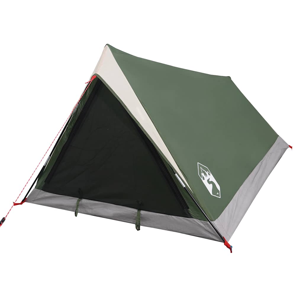 Vidaxl Tourist Tent, 2-Person, Green, Waterproof