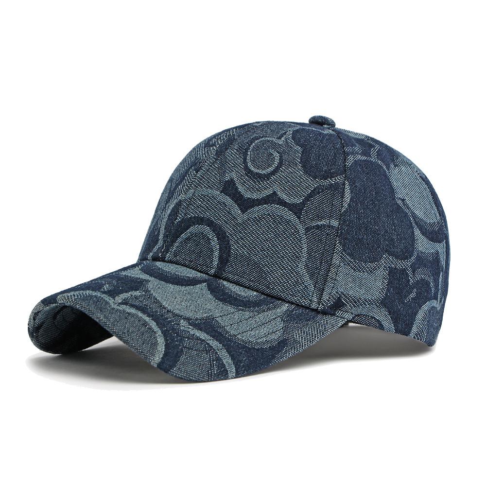 Jacquard Denim Baseball Cap Spring Summer Sunscreen Sun Hat Vintage Cap