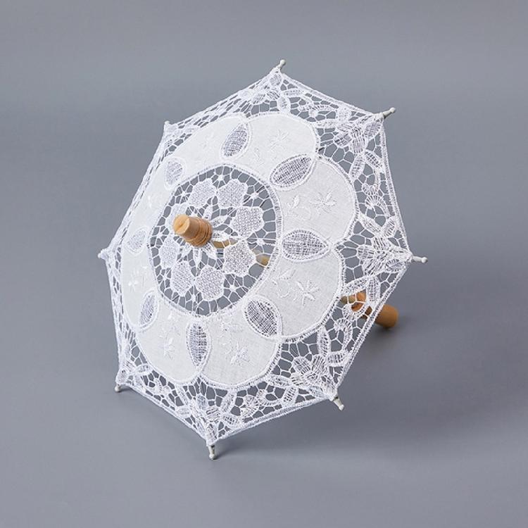 Lace Parasol Elegant Lace Umbrella for Outdoor Party Photo Props Decorative Parasol Lacework Umbrella for Garden