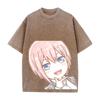 Hot Anime The Quintessential Quintuplets Ichika Cute Graphic Tee Men Women Washed Cotton Tshirt Casual T-shirt Vintage T Shirt