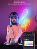 Irisierendes RGB fließendes LED-Neonband: Wasserdichtes Smart-Silikon-Lichtset
