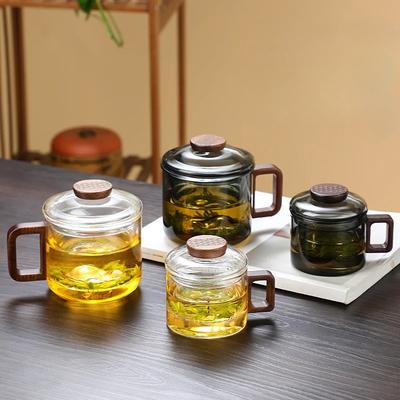 200ml separater Teetasse Haushalt Glas Blume Teetasse Konstante Temperatur Kann erhitzt werden Kaffeetasse
