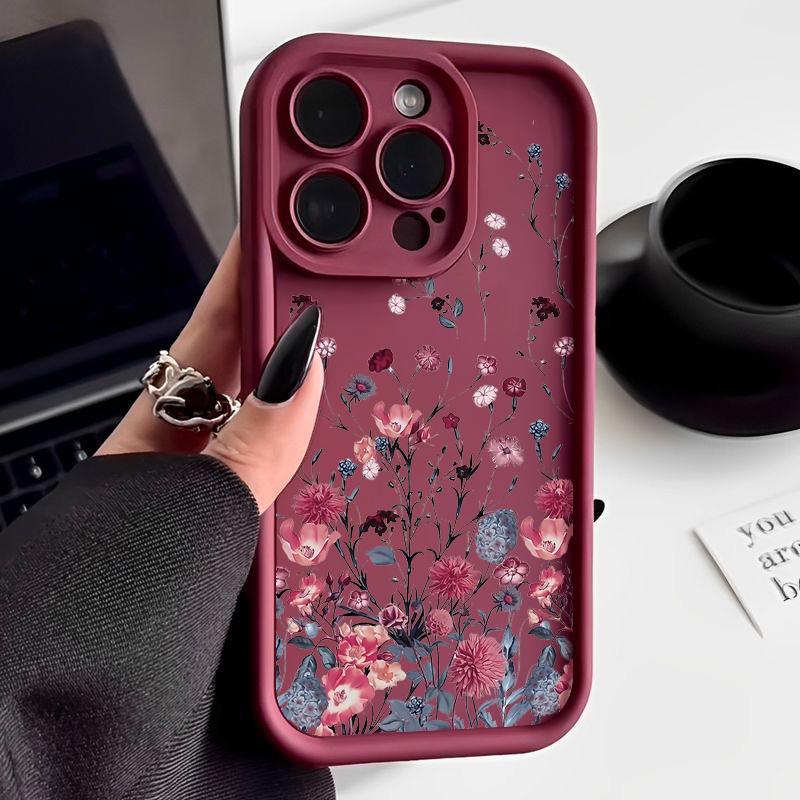Christmas Pattern TPU Case For iPhone 16 Pro Max 15 14 Plus 13 12 11 Pro Max 7 8 XR X XS SE Shockproof Soft Silicone Phone Cover