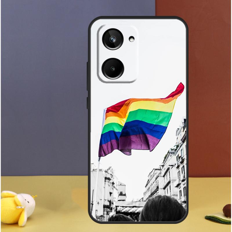 Heart Rainbow Gay Pride LGBT For Realme C71 C75 C55 C53 C67 C61 C33 C63 C51 C65 15 GT7 Pro 10 11 12 13 14 Pro Plus Case