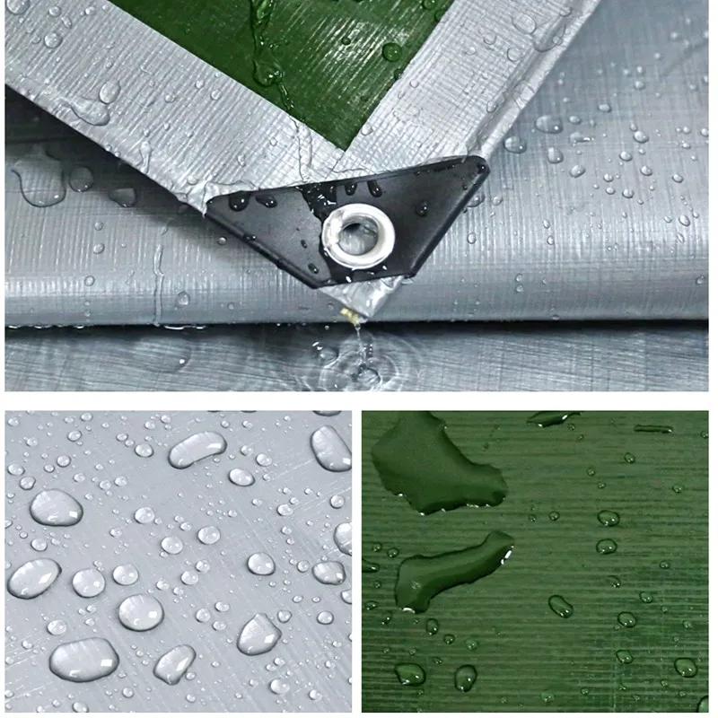 0.32mm PE Tarpaulin Rainproof Cloth Outdoor Garden Plant Shed Boat Car Truck Canopys Pet Dog House Cover Waterproof Shading Sail