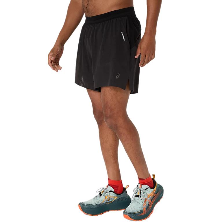 Asics Fujitrail Loose Fit Comfortable Breathable Casual Shorts Men Shorts Black 2011D268-001