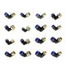 Luftpneumatik-Schlauchverbinder 10mm 8mm 6mm 4mm 12mm Außendurchmesser Schlauchleitung 1/8" 1/4" 3/8" 1/2" Außengewinde L-Form Verbinder Rohrverschraubungen