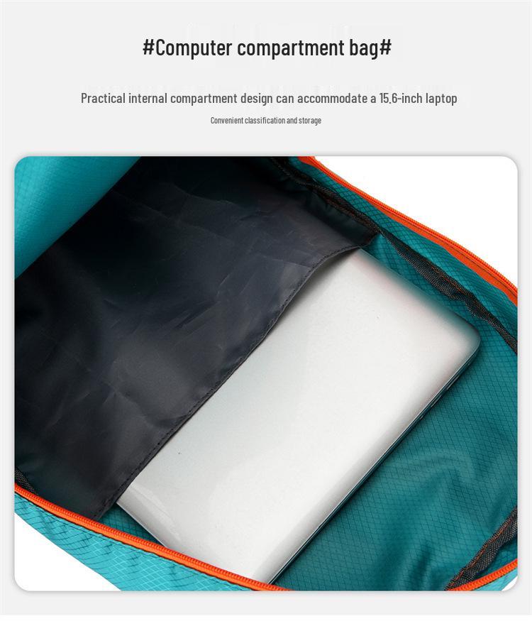 Foldable Water-resistant Outdoor Sports Backpack - Lightweight, Large Capacity for Travel