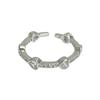 Simple And Fashionable Geometric Diamond-Encrusted Zir*****Pen Ring Niche Light Luxury High-End Cold Wind Accessories
