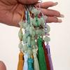 2Pcs Imitation Chinese Knot Tassels DIY Curtain Clothes Bag Craft Supplies Classical Style Tassel Pendant 13cm Beaded Fringe