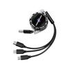 DKHN5 Retractable Car Charging Cable 3 in 1 Multi USB Cord For BMW Performance F25 F26 F15 F16 E90 E91 E92 E60 E84 G22 G32 F13 Sticker