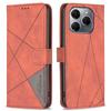 BINFEN COLOR For TECNO Spark 20 Pro 5G Phone Cases Wallet Stand Geometry Imprint Leather Cover