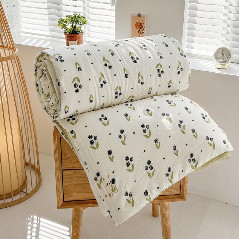 Washable Bubble Cotton Summer Quilt for Kids