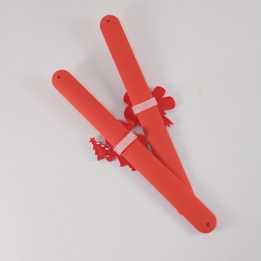 Childlike Christmas Snap Bracelet - Holiday Party Toy & Decoration