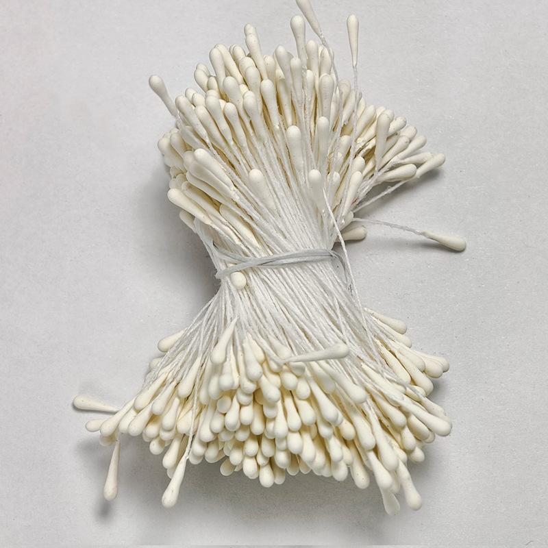 2mm Matte Stamen Hair DIY Accessories: Round Flower Center for Handmade Ornaments
