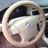 Hand Stitched Car Steering Wheel Cover for Volvo Xc60 S80 S80l 2009-2017 DIY Full Coverage Leather Steering Wheel Accessory