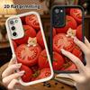 Phone Case: 2D flat, suitable for Samsung Galaxy A34 A35 M05 M06 S20 S22 S21 FE Plus 5G protective case, Tomato Farm, perfect Christmas and Halloween 
