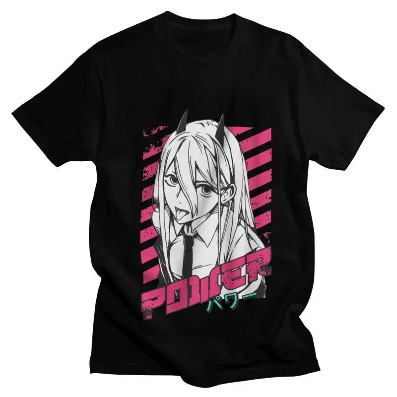 Japanese Anime Chainsaw Unisex Graphic Print T Shirt Unisex Unisex Fashion Casual Crew Neck Short Sleeve Plus Size Unisex T Shirt