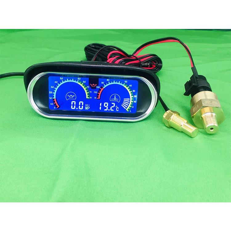 Dashboard Digital Gauge for Car/Van: Water Temp, Voltage, Oil Pressure