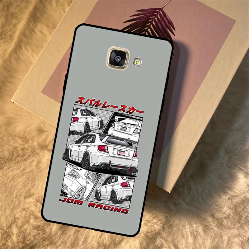 Sports Car JDM Drift Case For Samsung Galaxy M16 M36 M56 M54 M23 M20 M32 M52 M34 M14 M35 M55 M15 M11 M31 M13 M53