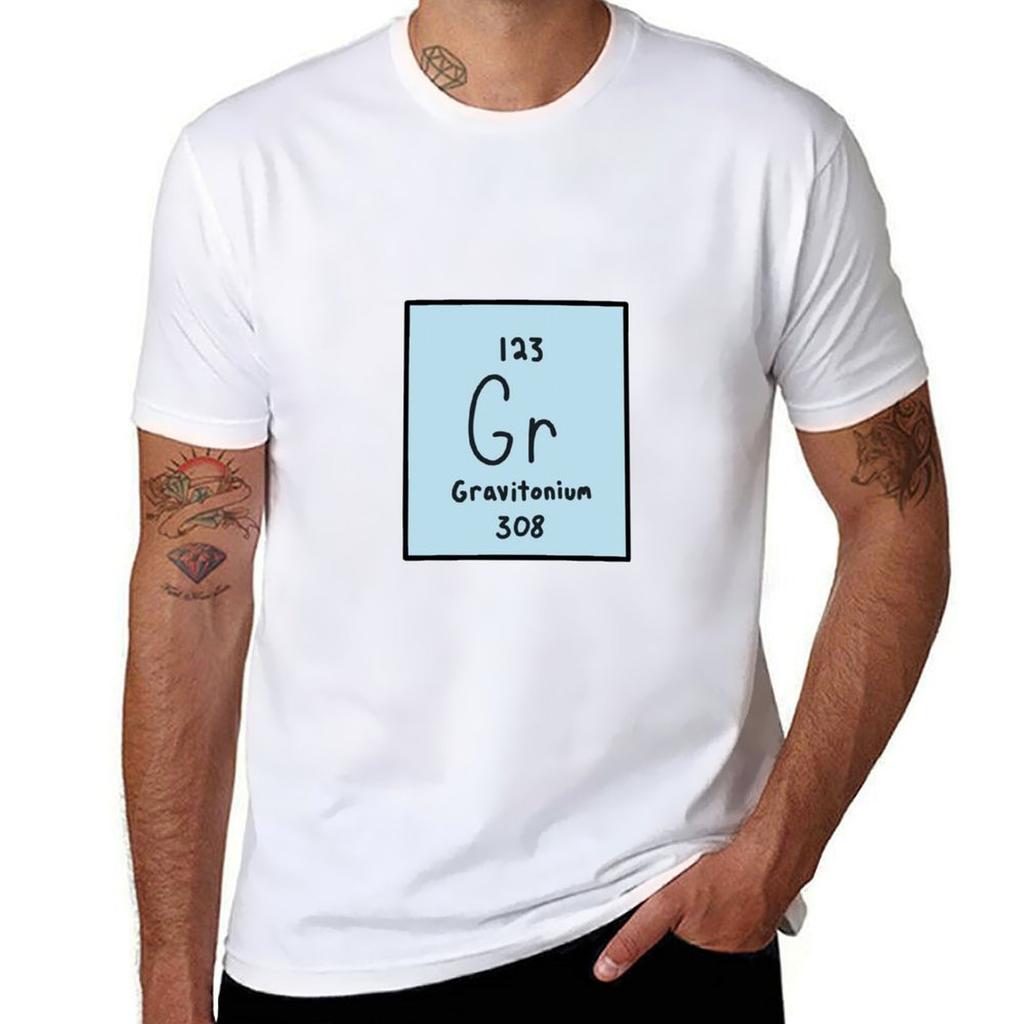 Gravitonium Periodic Eleunisext Tshirt Water Resistant Casual Tshirt