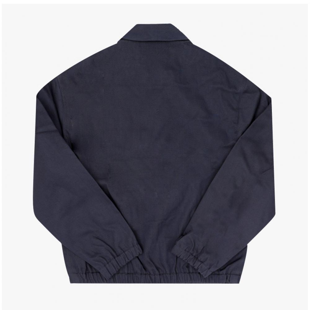 Giacca Blouson con Zip e Toppa Testa di Volpe Audace Maison Kitsun Om02122ww9028