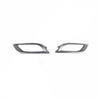 For Mazda 3 2010-2011 1 Pair Silver Front Bumper Fog Light Lamp Cover Bezel Trim