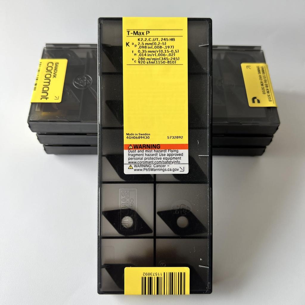 SANDVIK / DNMG150608-KM 3210 / Original Swedish hard alloy blade 10 Pcs