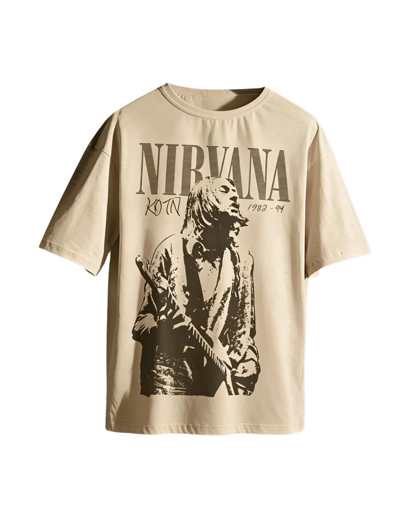 2026 Estate Nirvana Rock Band Cotone Manica Corta Unisex Comodo Street Fashion Premium Stile Y2K Top Moda Maglietta
