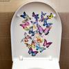 Colorful Simple Butterfly Creative Wall Stickers, Self-Adhesive Decor for Bedroom Living Room Background Decoration