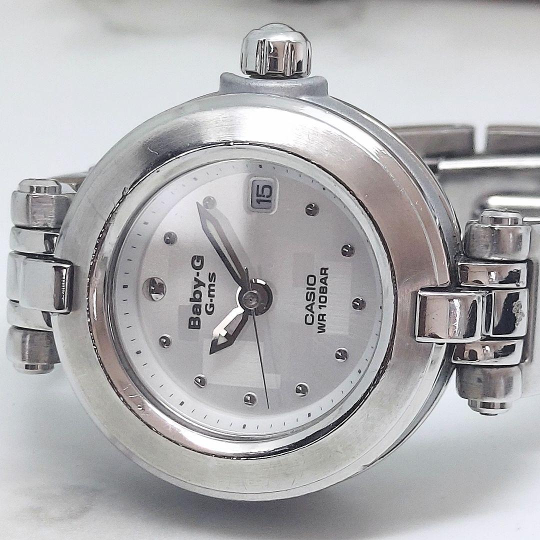 

[USED] Casio Baby-G G-ms Women s Watch, Silver, Date